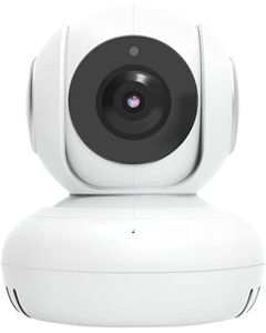 CurtZee Smart Video camera, Wifi smart PTZ indoor camera, 360° View, 2 way audio